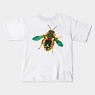 European Wool Carder Bee Kids T-Shirt